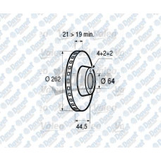 fren diski on havali 262 mm rover honda 200 400 96- civic 1-5 1-5i 1-6i 1-6 vtec