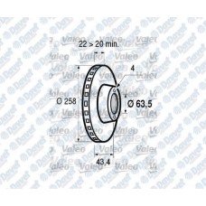 fren diski on havali 258 mm  focus 1-6i 2-0i 98-05 fiesta 1-4 1995-