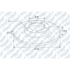 fren diski arka golf iv 18-19tdi 97- bora 98- octavia 18 20v-19 tdi 96- f