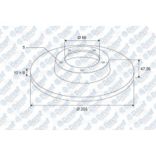 fren diski arka  tk a6 allroad 22000-82005 25 tdi27 i42 fsi