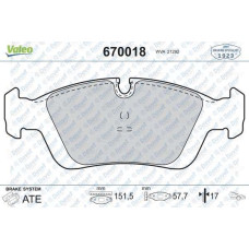 DISK FREN BALATA ON BMW 3-SERISI E46 320 D/3 E46 320 I/3 E46 316 I/3 E36 318 I