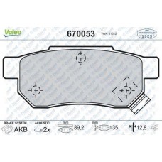 disk fren balata arka honda accord iii 85-89civic 87-01jazz ii 02-rover 25-45