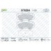 DISK FREN BALATA ON TOYOTA HILUX 2.5D/3.0D 05>