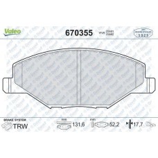 DISK FREN BALATA ON VOLKSWAGEN POLO 1.6 05/15>/SKODA FABIA 1.2 11/11>   ####