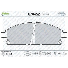 DISK FREN BALATA ON NISSAN PATHFINDER 2.7TD 3.3 V6 4WD 97>04/X-TRAIL 2.0-2.2-2.5