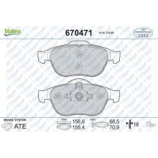 disk fren balata on renault laguna ii 01-07espace 02-vel satis 02-09