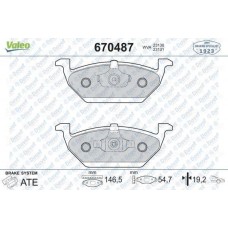 DISK FREN BALATA ON AUDI A1 1.2/1.4/1.6D/2.0D 05/10> AUDI A1 QUATTRO 2.0 03/12>