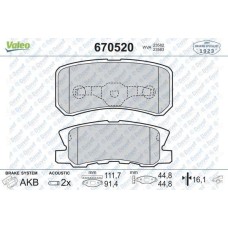 DISK FREN BALATA ARKA PEUGEOT 4007 07>/4008 12>/CITROEN C4 AIR CROSS 1.6HDI 12>/