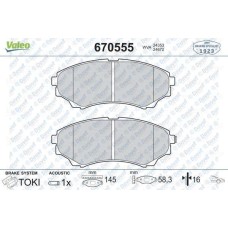 DISK FREN BALATA ON FORD RANGER 2.5D/3.0D 05>/MAZDA B-SERISI 98>