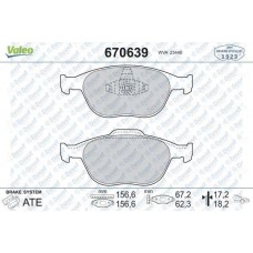 disk fren balata on ford transit connect tc7 02-13tourneo connectfocus 2-0 02