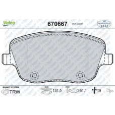 DISK FREN BALATA ON SEAT CORDOBA 02>09 IBIZA IV 01>09/SKODA FABIA II 00>10/ROOMS