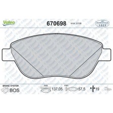DISK FREN BALATA ON FIAT DOBLO 1.4/1.6/1.3D/1.9D 09/01-07/09 FIAT DOBLO CARGO 1.