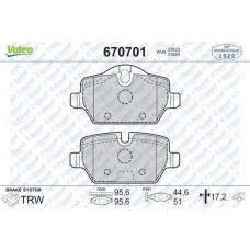 disk fren balata arka bmw 1-serisi e81e87e88e823-serisi e90e92e91mini cou