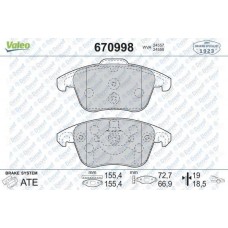 DISK FREN BALATA ON PEUGEOT 208 12>/3008 11>/5008 08>/CITROEN C4 09>/C4 PICASSO