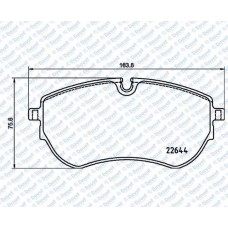 DISK FREN BALATASI ON VOLKSWAGEN AMAROK 3.0D 16-