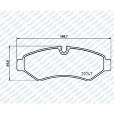 DISK FREN BALATASI ARKA MERCEDES SPRINTER V30 211D 18-