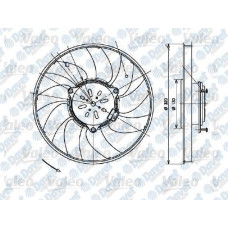 fan motoru 12v ø320 vw crafter 2-5tdi -11 sprinter