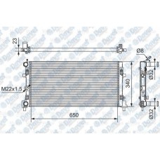 klima radyatoru vw polo audi a1 1-4 tfsi 10-14