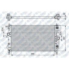 su radyatoru opel astra j 1-4 1-6