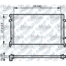 radyator a3 golf v caddy iii jetta iii passat octavia toledo leon 1-6 2003-