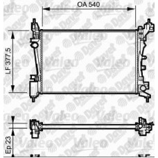 su radyatoru grande punto punto evo 1-2 1-4 05-