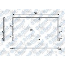 klima radyatoru kondenser ford transit 2-2tdci 06-07 tourneo 2-2tdci