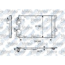 klima radyatoru opel astra g 98-01 zafira a