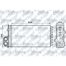 kalorifer radyatoru peugeot p405 p406 1-4 1-6 87-