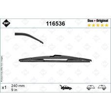ARKA SİLECEK PEUGEOT P5008 16 RENAULT MEGANE IV-TALISMAN SWF X1 240 MM