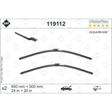 SILECEK SUPURGESI VOLVO S60 III 20 V40 II 20 600 500 mm ISITMA ÖZELLİKLİ