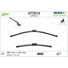 SWF VisioFlex Flat Blade X2 580 530 mm LAND ROVER Evoque 09/11 . Range Rover Evo