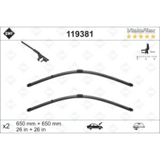 SILECEK SUPURGESI TAKIMI 650mm / 650mm MERCEDES C219 W211 S211 . PORSCHE CAYENNE
