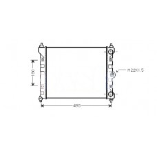 x RADYATÖR CLASSIC POLO 1.0-1.3 85-94 MEK 322x433x34