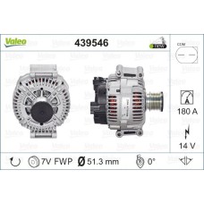 ALTERNATOR 14V 180A MERCEDES W203 W204 W211 W212 W164 W463 W639 B906