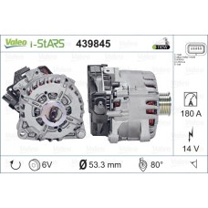 ALTERNATÖR KOMPLE 14v180a PARTNER-BERLINGO-P208-P308-P508-P2008-P3008-P5008-C3-C