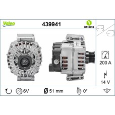 ALTERNATOR 14V 200A MERCEDES W205 C218 W212 C207 C253 W447 B906