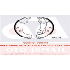 ARKA PABUÇ BALATA DOBLO 1.6-1.9 JTD 03.01 ALBEA 1.2-1.6 11.00