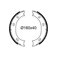 FREN BALATASI ARKA PARK FRENI MERCEDES SPRINTER B901 B904 . VW LT 28-35-46