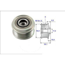ALTERNATÖR KASNAĞI ASTRA H-COMBO C-CORSA C-D-MERIVA 1.3 CDTI-DOBLO-GRANDE PUNTO-