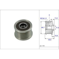 ALTERNATOR KASNAGI MERCEDES W202 W203 CL203 C209 W210 W461 W163 W220 W638 W639 B