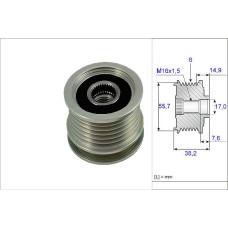 ALTERNATOR KASNAGI MERCEDES W202 W210 S210 W461 W463 W140 B901 B904