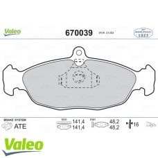 ÖN BALATA ASTRA F-CORSA A B -VECTRA A-TIGRA- 94-00 COMBO 1.4-1.6i-1.7 D 92-00 GD