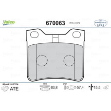 ARKA BALATA P406 1.6-1.8-2.0-2.1 TDİ 95-04 607 00