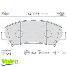 ÖN BALATA QASHQAI 1.5 DCİ-1.6-2.0-2.0 DCİ 07 XTRAIL 2.0-2.0 DCİ-2.5 07 KOLEOS 2.