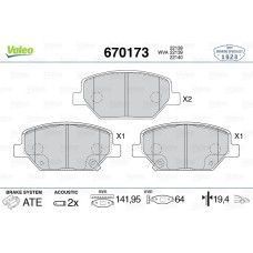 ÖN FREN BALATASI OPEL INSIGNIA B 18 17 İNÇ JANT