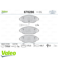 ÖN BALATA GOLF VII 5G1 12 PASSAT 362 3G5 10 14 CC 11 SHARAN 10 LEON 13 OCTAVIA 1
