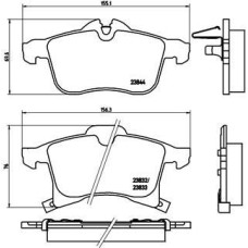 DİSK FREN BALATASI ÖN CHEVROLET GM ASTRA 2.2/2.0D-OPEL ASTRA 1.6/1.8/2.0/2.2/2.0