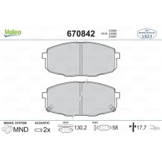 ÖN BALATA HYUNDAI İ30 1.4-1.6-2.0-1.6 CRDI-2.0 CRDI 10/07 KIA CEED 06