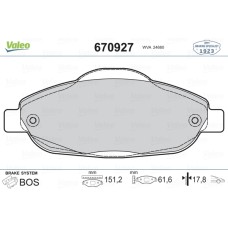 ÖN BALATA P308 1.4 1.6 HDİ 2.0 HDİ 07 P308 SW 07 P308 CC 1.6 HDİ 09 P3008 13 1.6