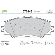 ÖN BALATA COROLLA 1.6 01/09 -1.8 05/07 -AURIS 1.4 1.6 VTI 03/07 1.8 VVTI 10/06 R